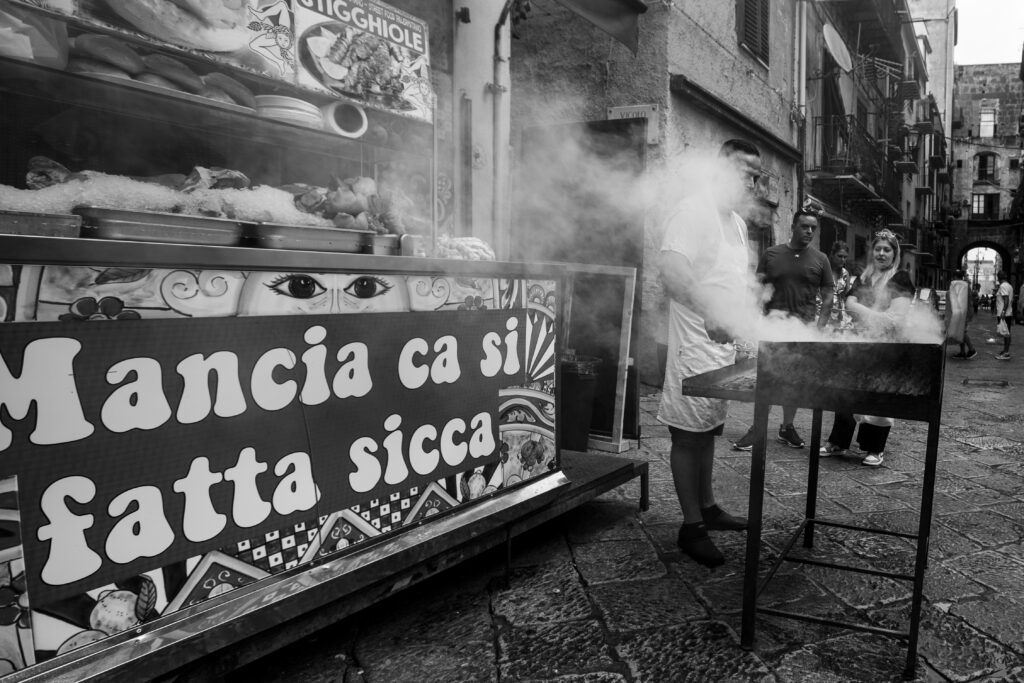 Ballarò street food market - Palermo, Italy